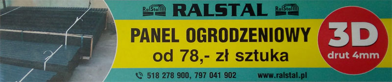 Panele ogrodzeniowe 3D