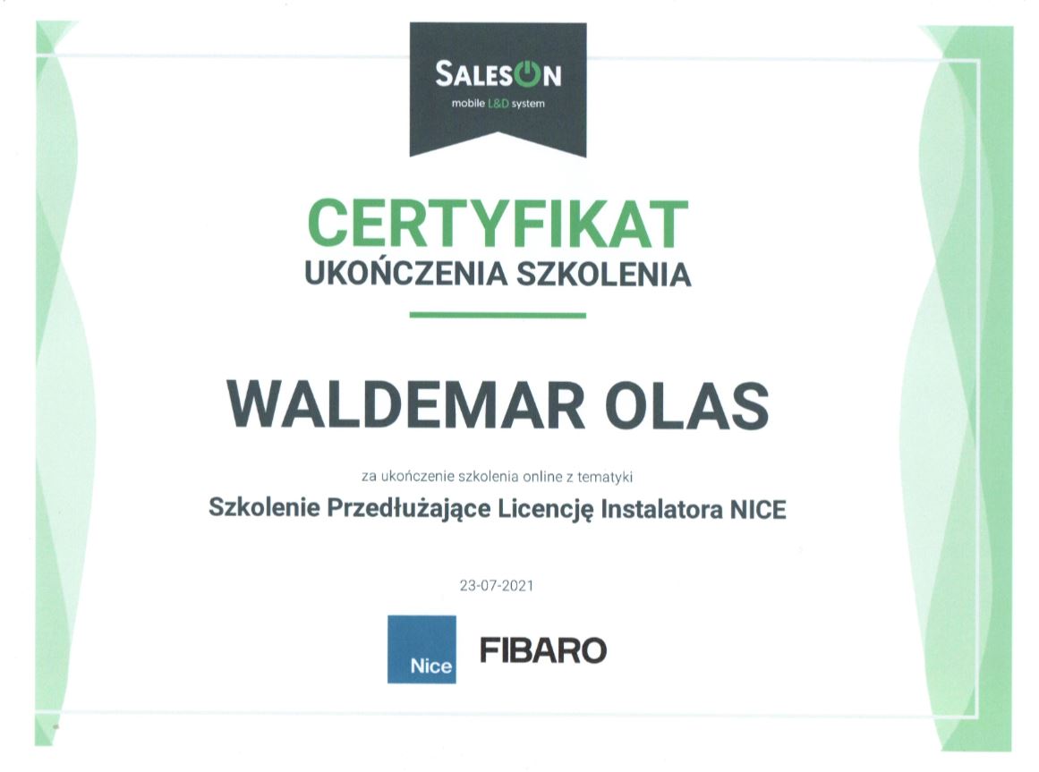 Bramy przesuwne na automatyce NICE RalStal Zielona Góra