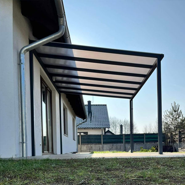 Ogród zimowy zimą
